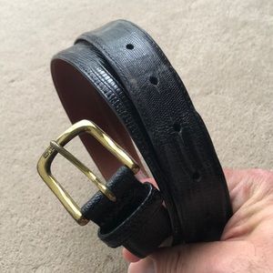 Polo lizard belt